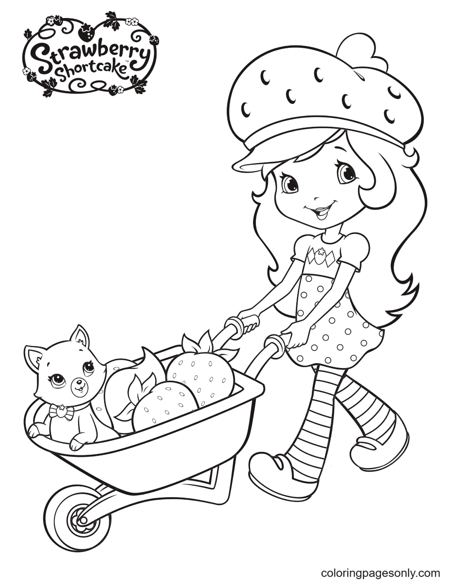 60 Strawberry Shortcake Coloring Pages ColoringPagesOnly