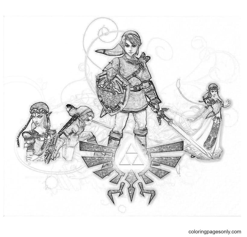 La leyenda de Zelda Concepto de Zelda
