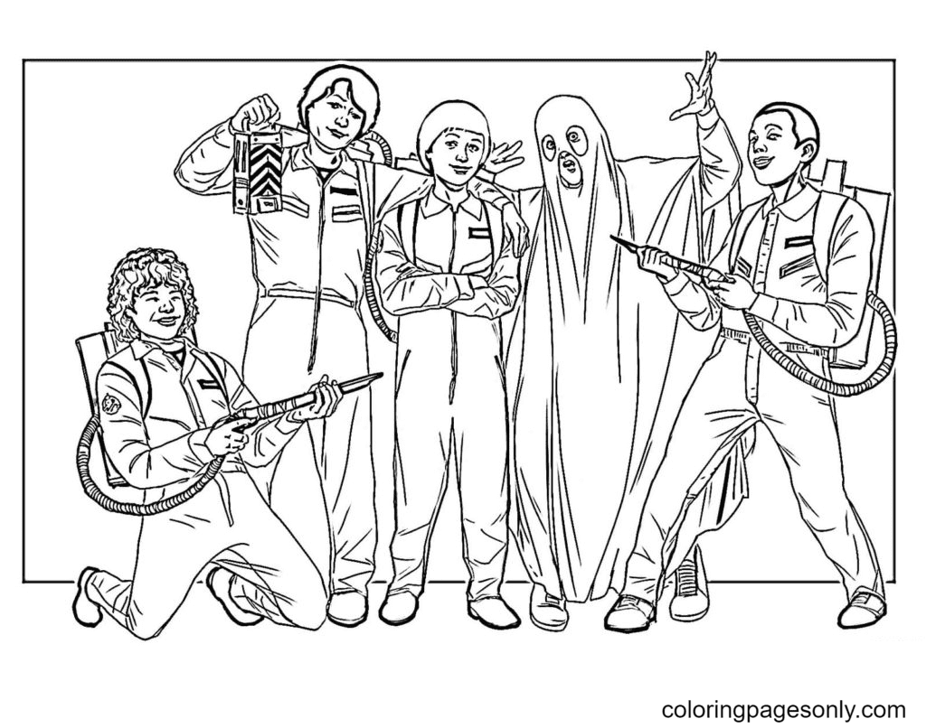 Stranger Things Coloring Pages Steve Harrington