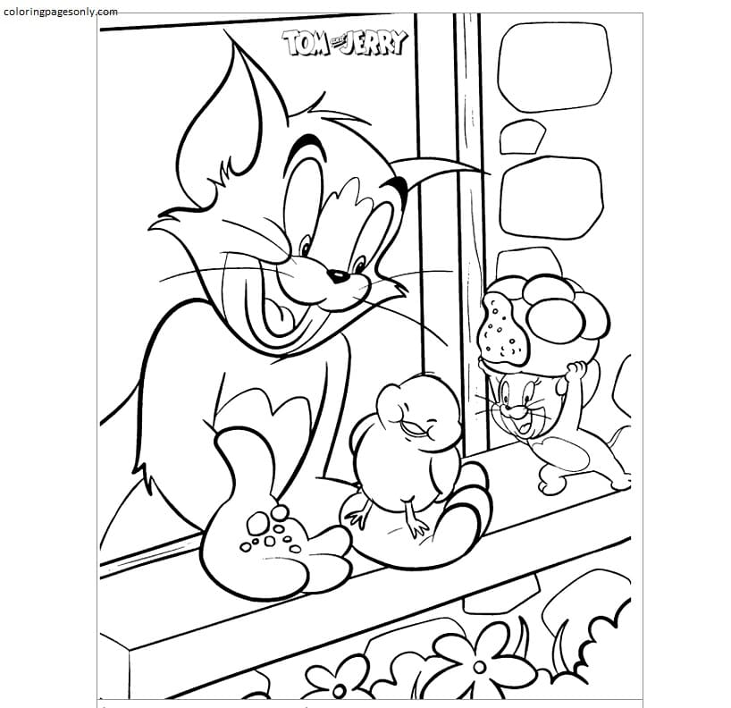 Tom And Jerry The Movie Coloring Pages