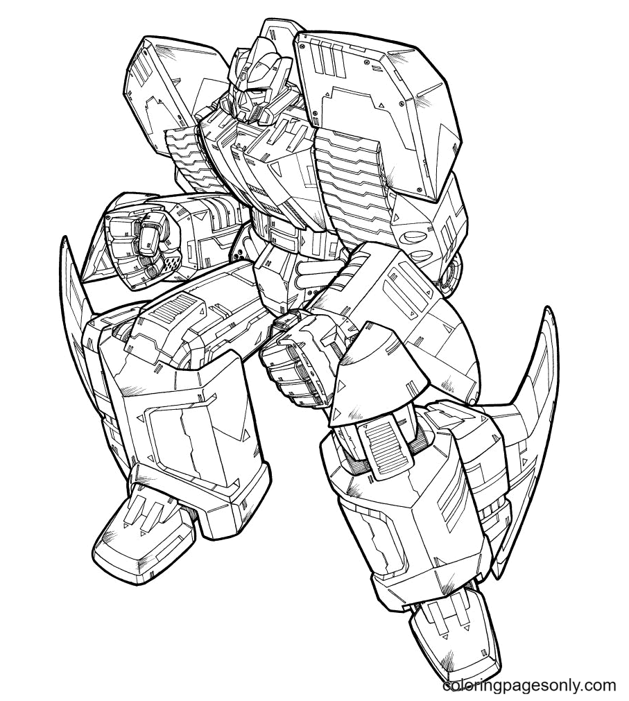 Drift from Transformers Coloring Pages - Transformers Coloring Pages ...