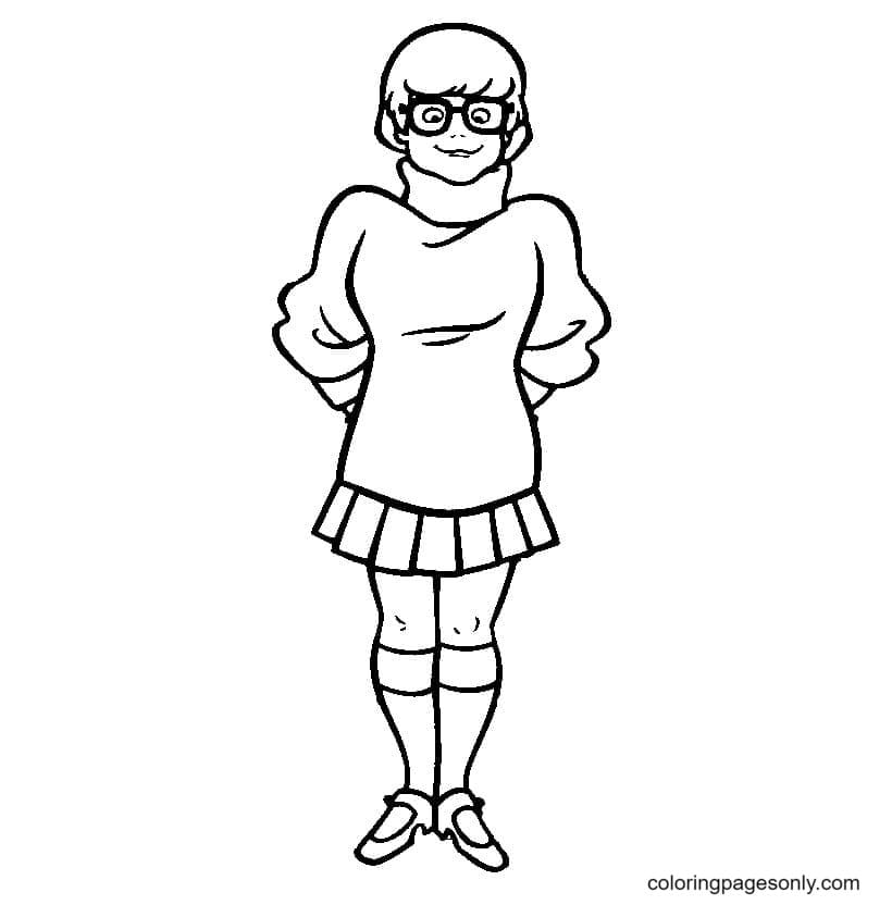 Velma Coloring Page