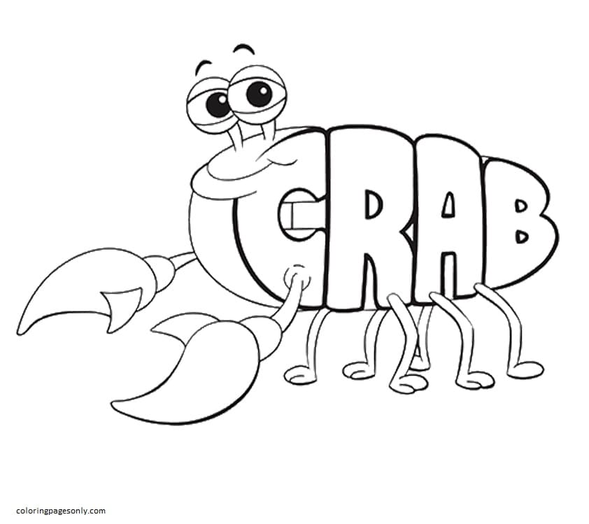 螃蟹一词源自 Crab