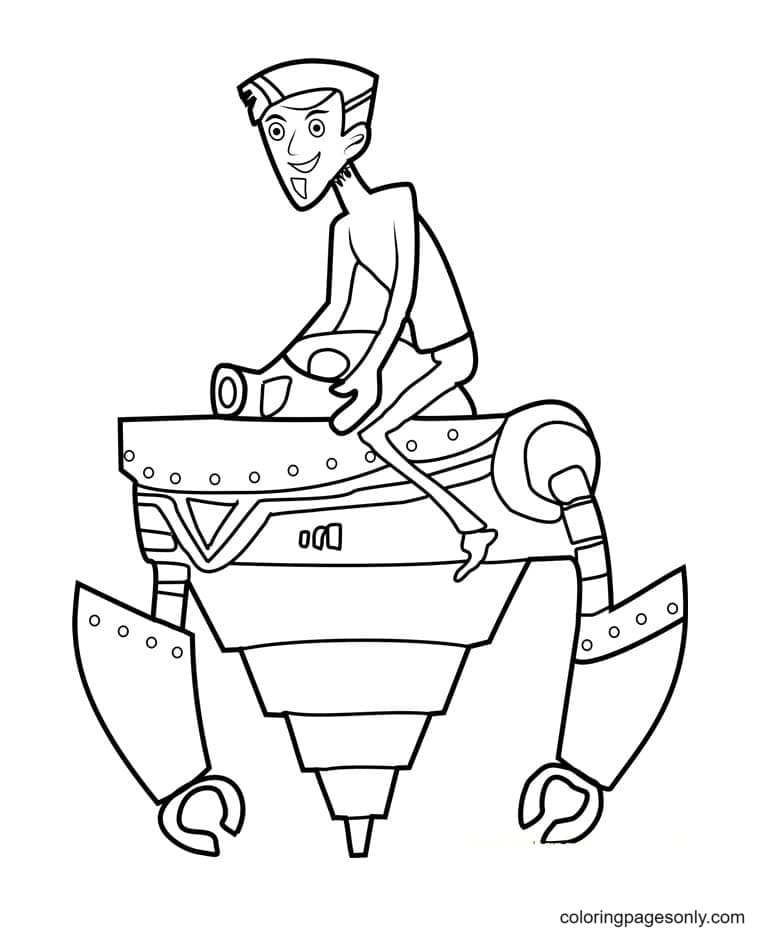 Zachbots Coloring Pages