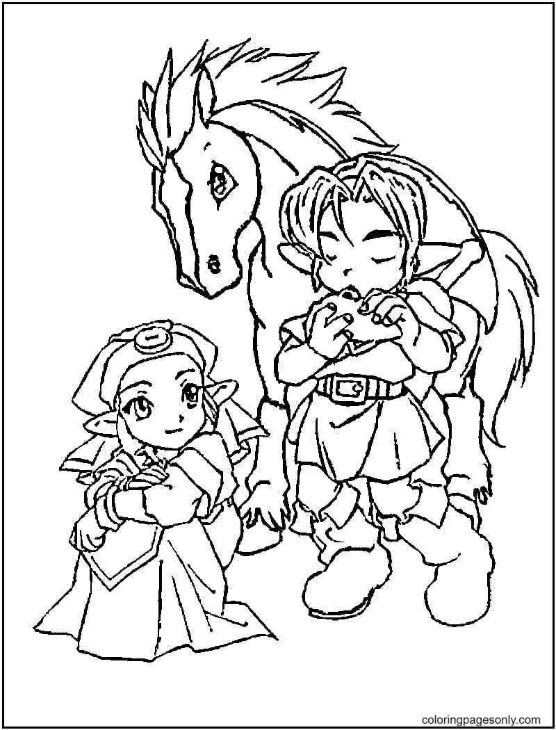 Zelda Chibi Coloring Pages   Zelda Coloring Pages   Coloring Pages ...