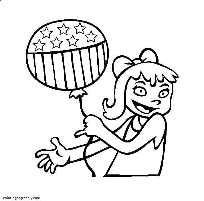 Balloon Coloring Pages