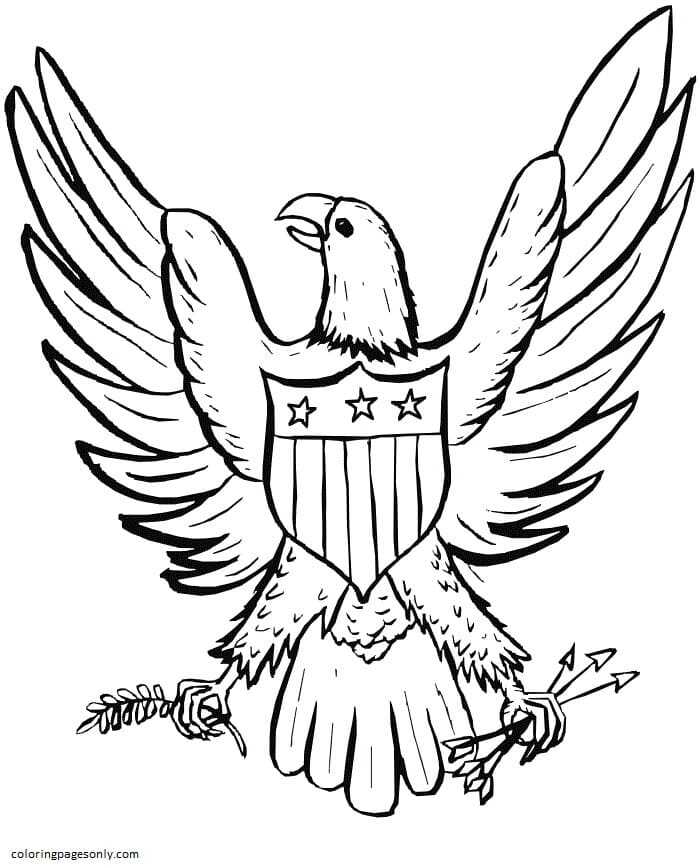 Eagle 4 de julio EE. UU. a partir del 4 de julio