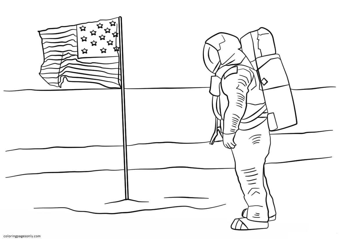 4 月 XNUMX 日起第一个登上月球的人