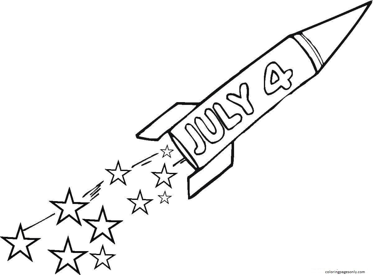 Cohete del 4 de julio desde el XNUMX de julio.