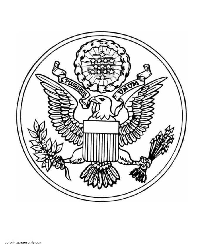 Großes Siegel der USA vom 4. Juli