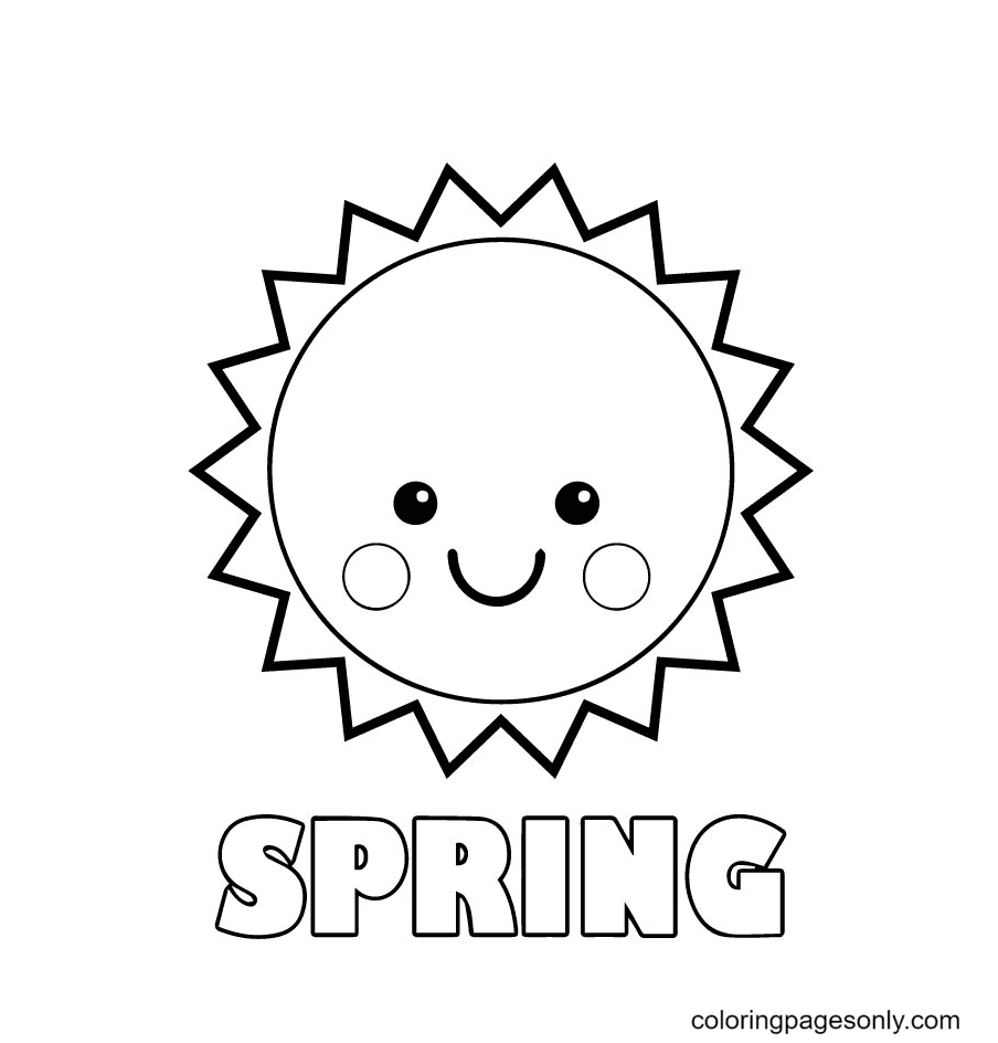 Eine Frühlingssonne von Sun