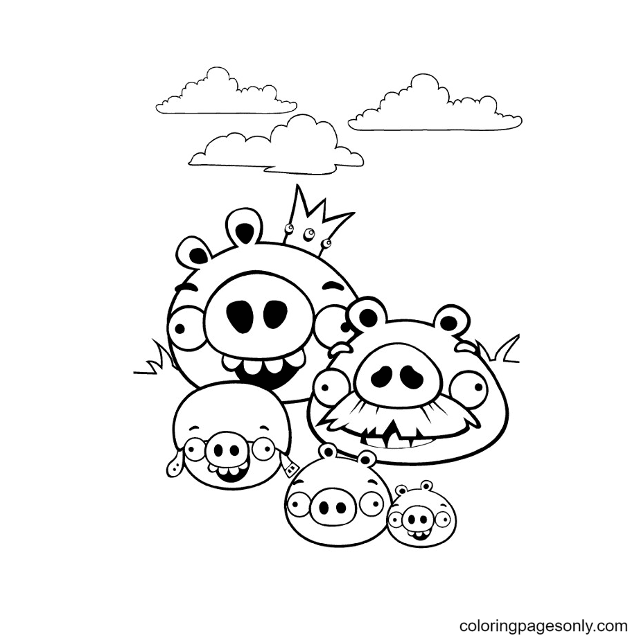 Bad Piggies Coloring Pages