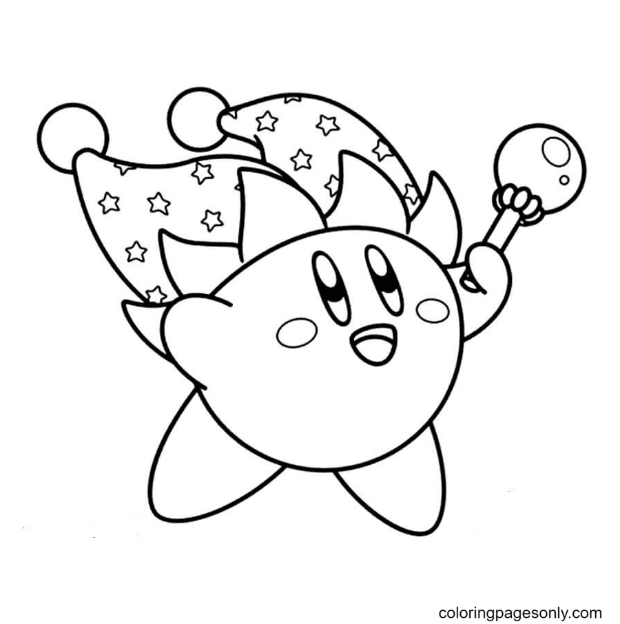 Beam Kirby Coloring Page - Free Printable Coloring Pages