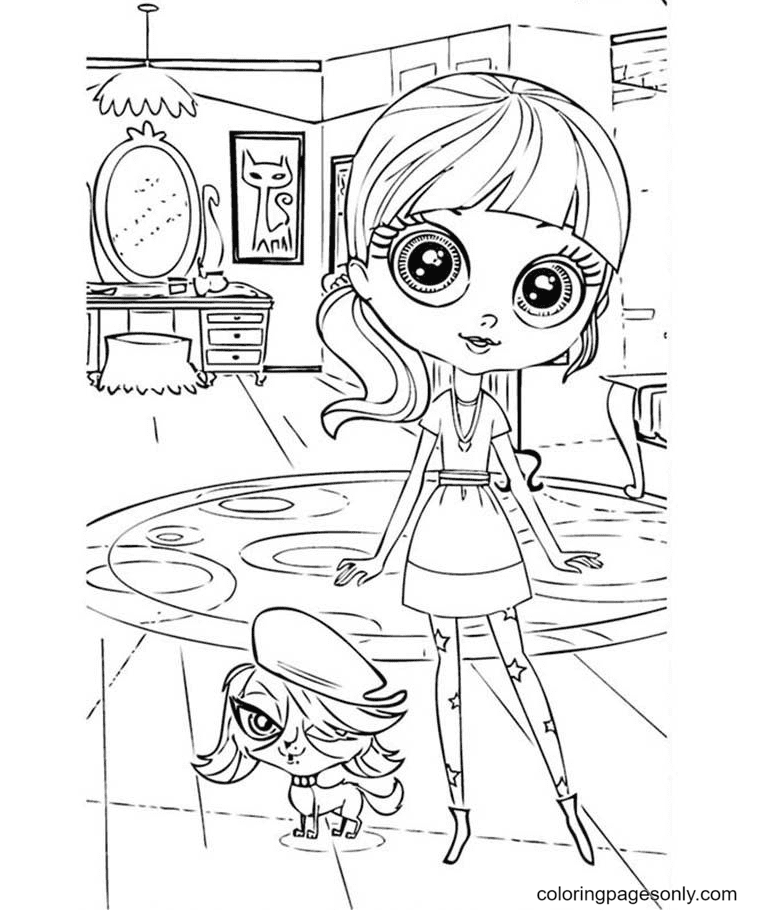 Blythe Baxter And Zoe Trent Coloring Pages
