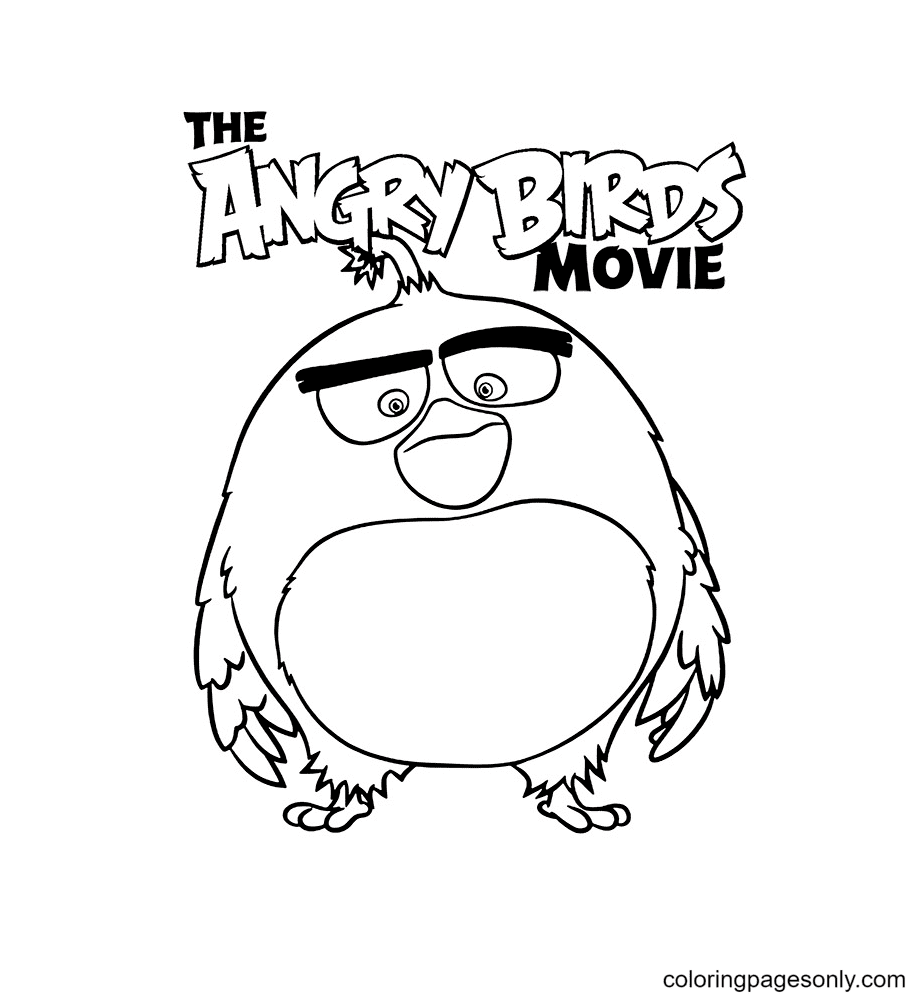 Bomb bird Coloring Page