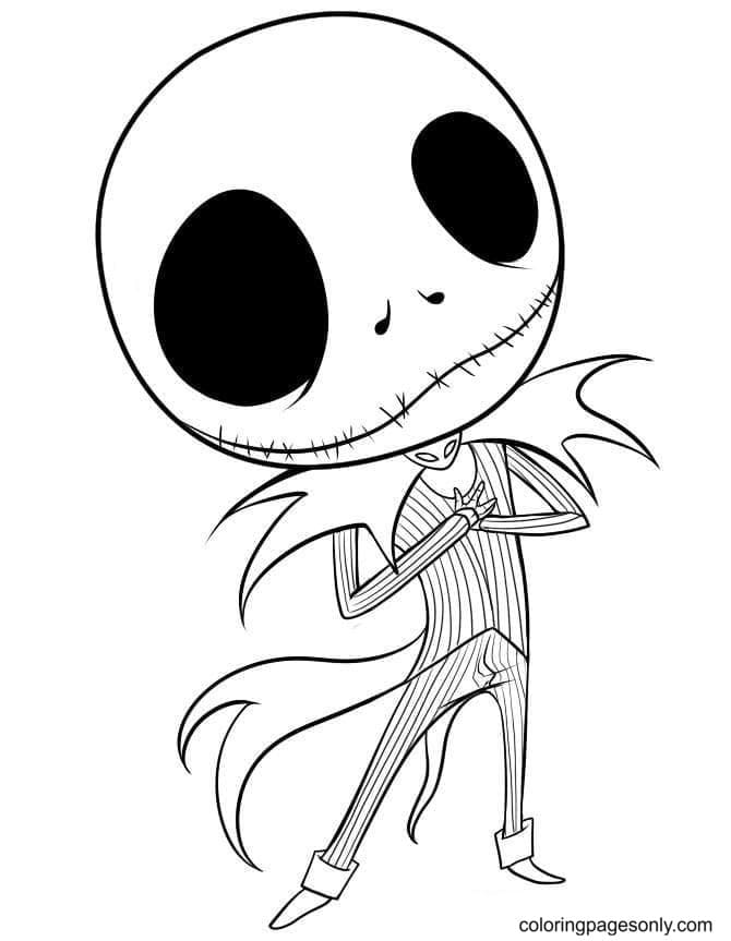 Cartoon Jack with a big head Coloring Pages