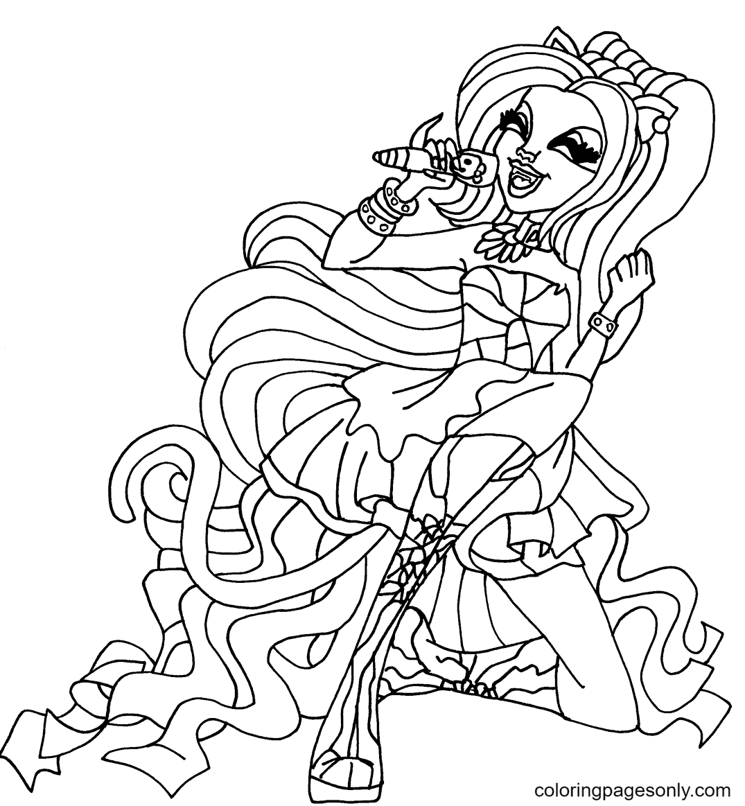 Catty Noir Coloring Page