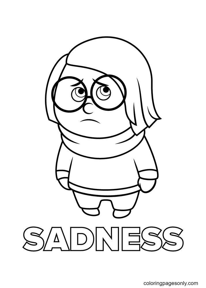 Character Sadness from Inside Out