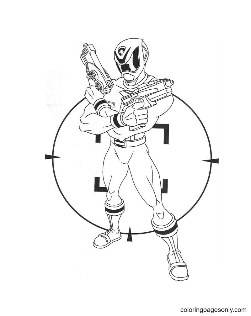 Crime Kicker Is A Target Coloring Pages