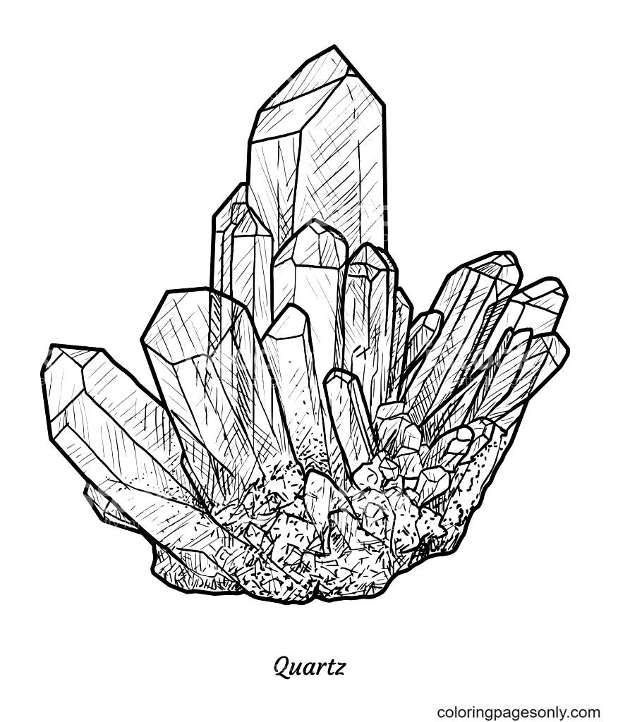 Minerales de cristal de cristal