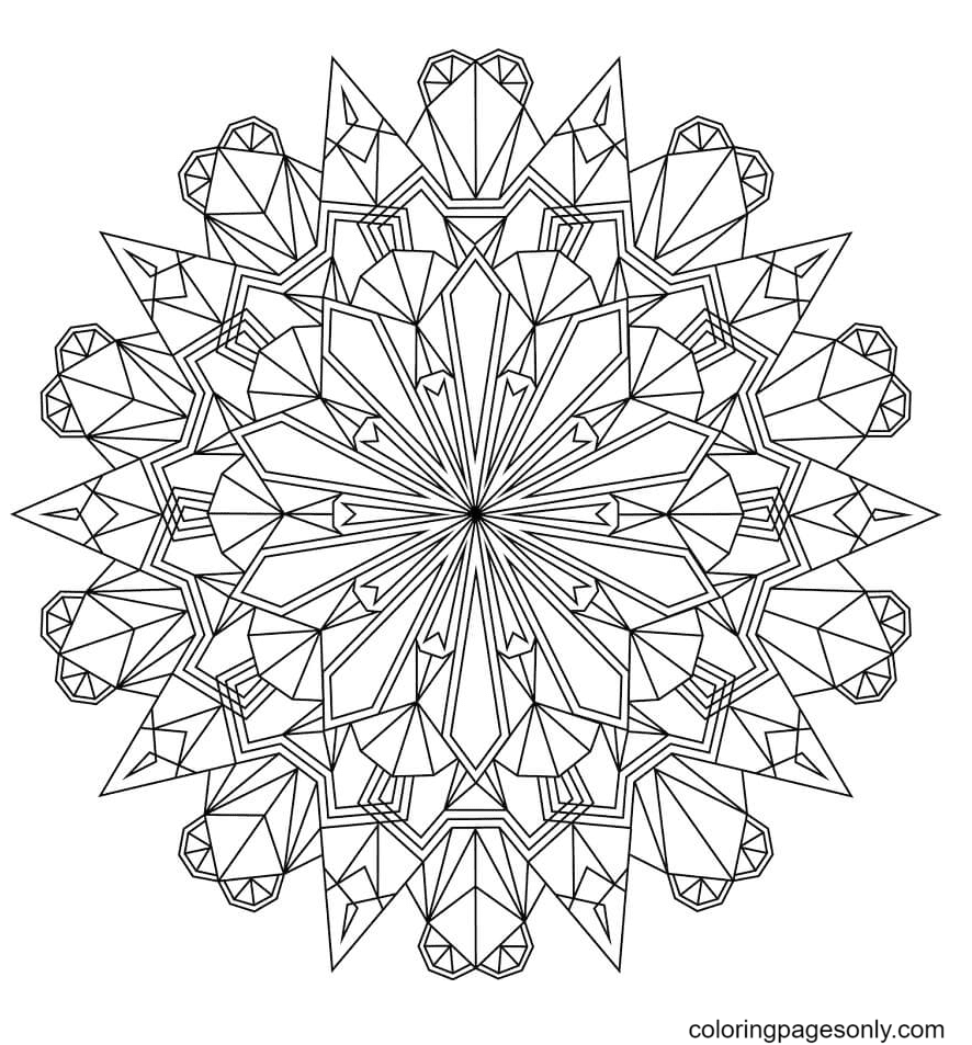 Crystal Morning Coloring Pages