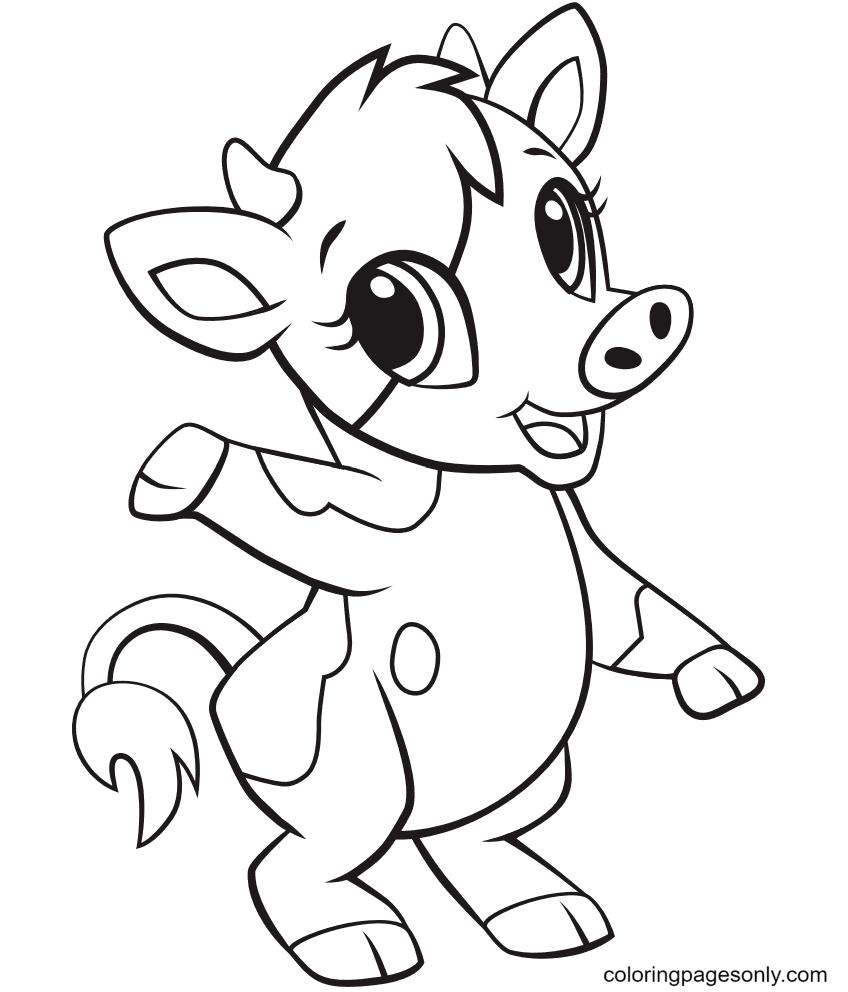 Cute Cow Coloring Pages Cow Coloring Pages Coloring Pages For Kids