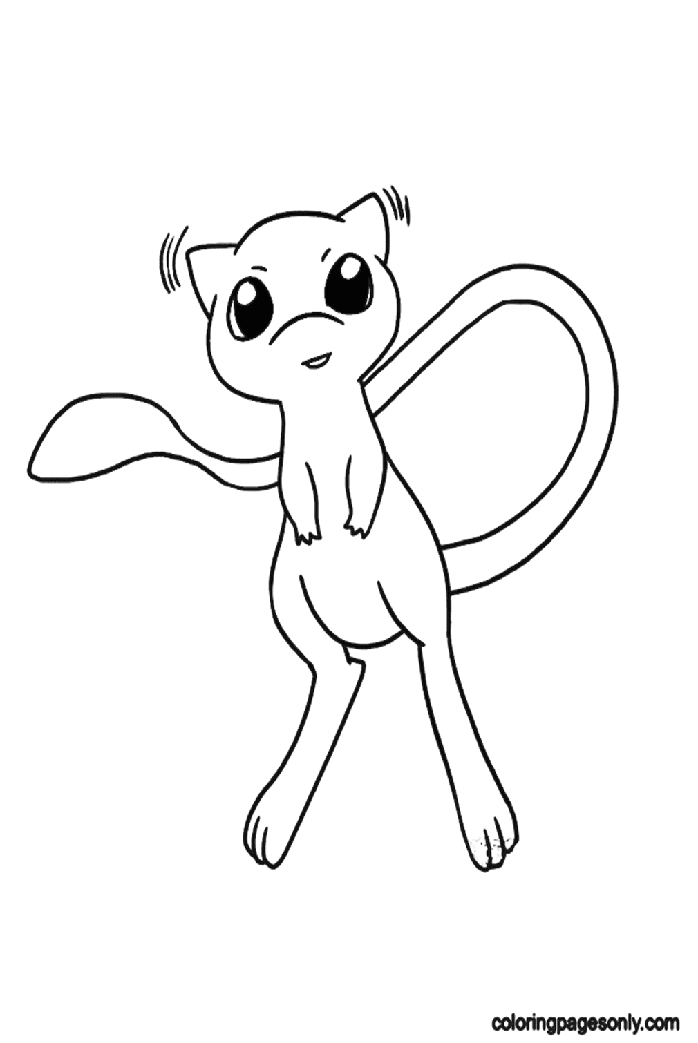 Cute Pokemon Mew from Mew