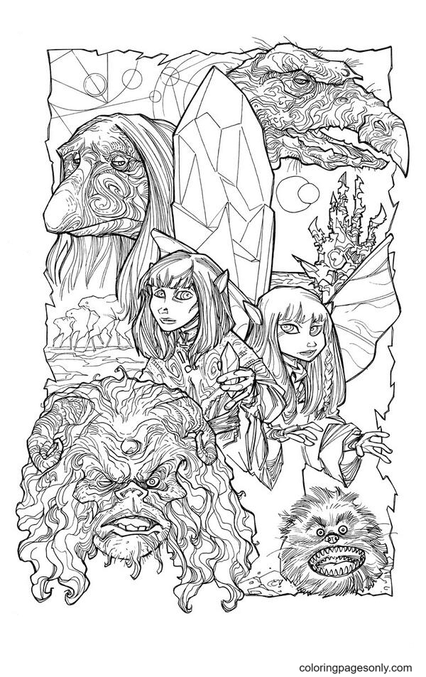 Dark Crystal Coloring Pages