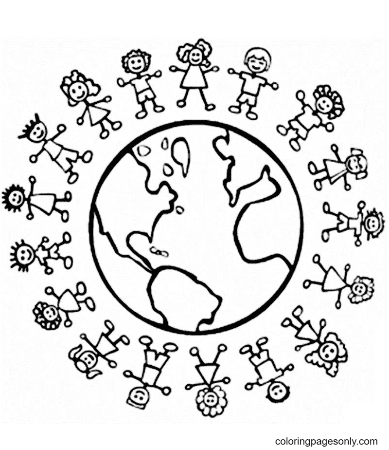 Day of Peace Coloring Pages - International Day of Peace Coloring Pages