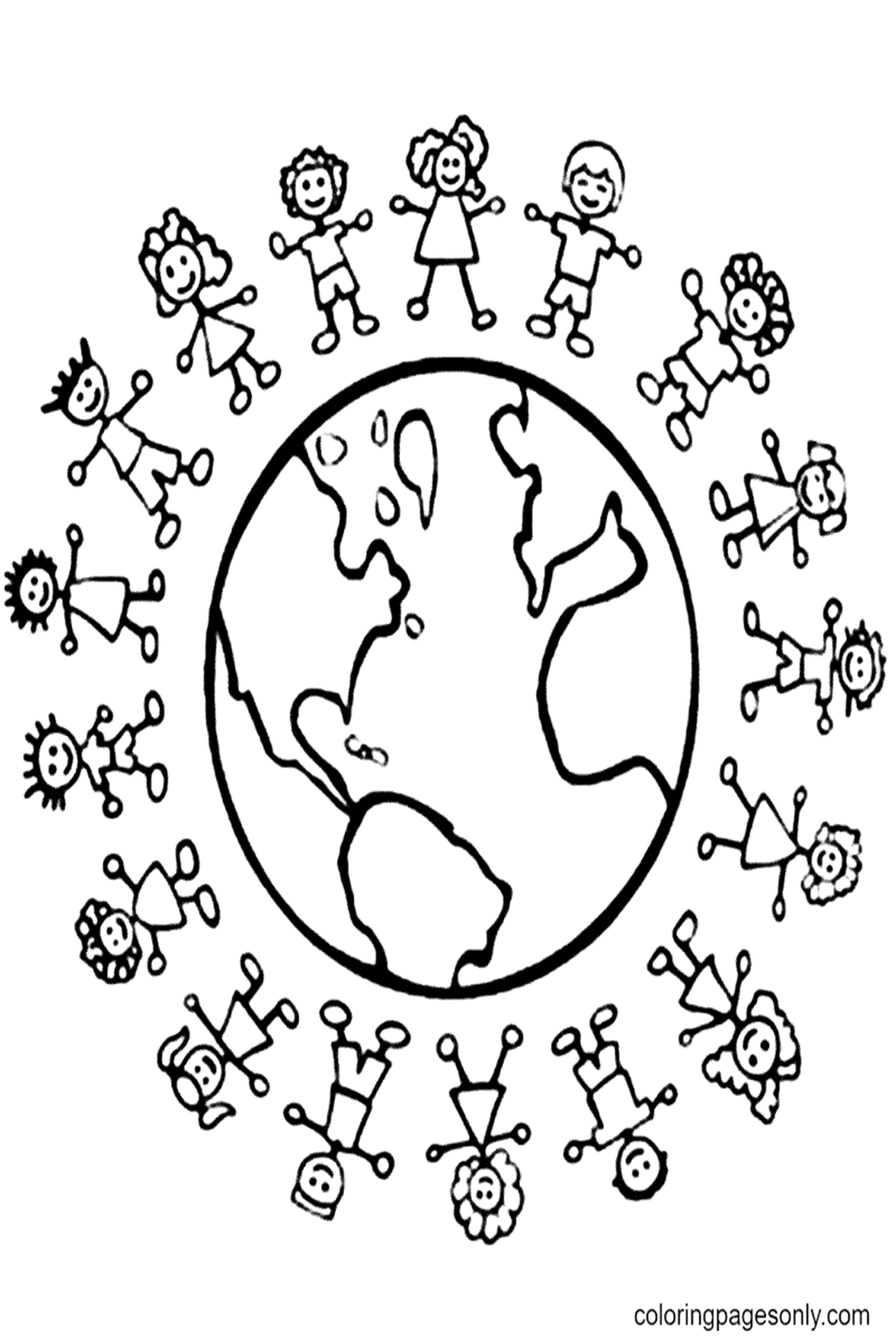 Day of Peace Coloring Page