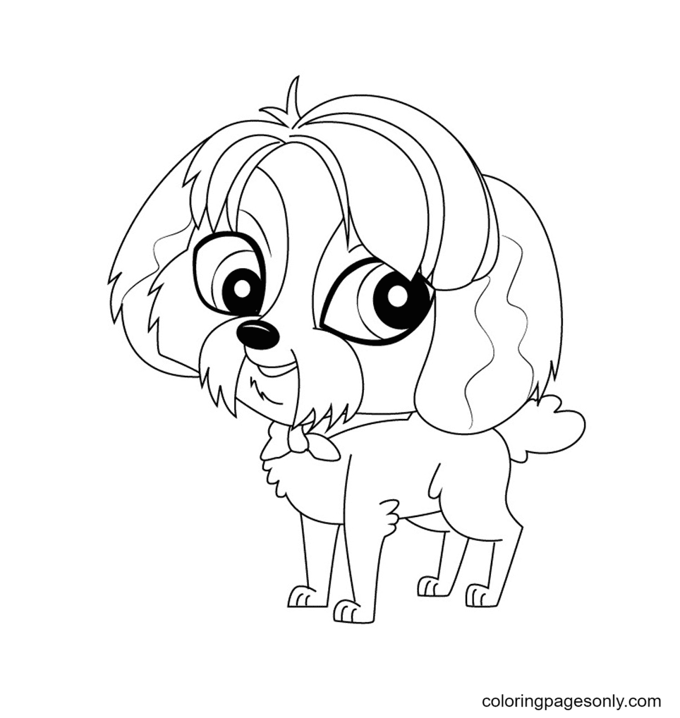 Digby Littlest Pet Shop Coloring Pages