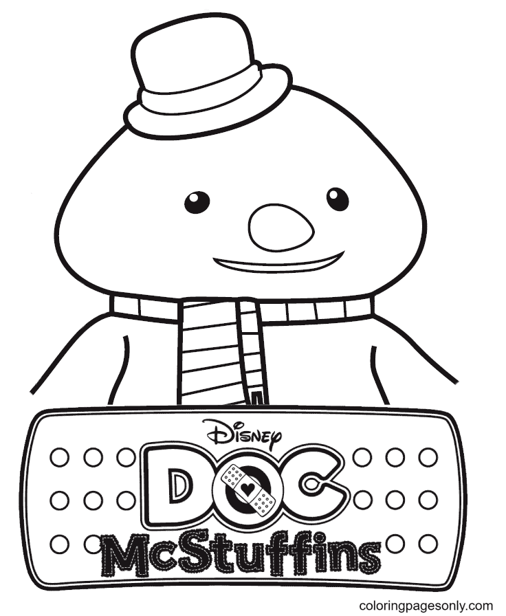Doc McStuffins Chilly Il pupazzo di neve di Doc McStuffins