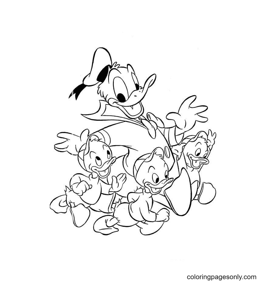 Donald e seus sobrinhos from Pato Donald