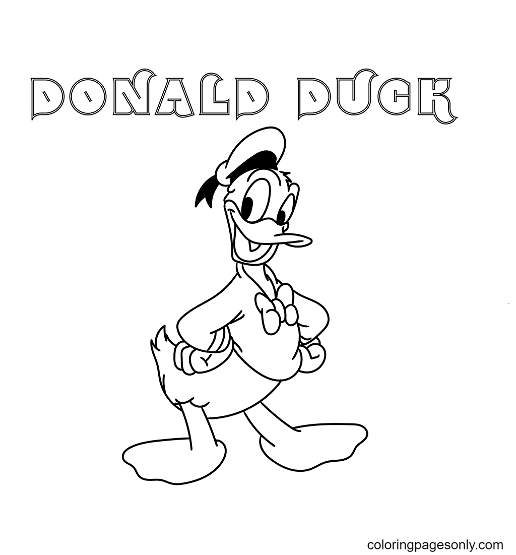 Donald-Duck-Cartoon von Donald Duck