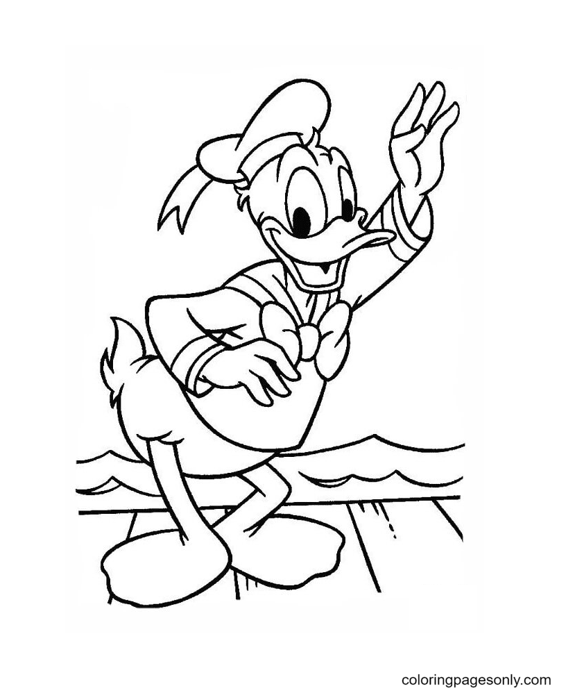 Donald sagt Hallo von Donald Duck