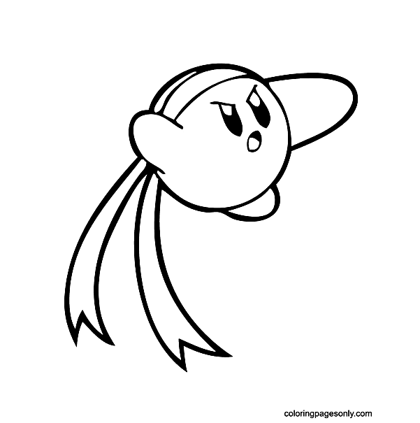 Fighter Kirby Coloring Pages