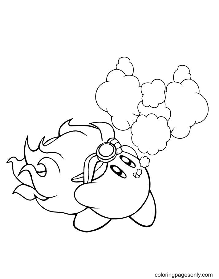 Vuur Kirby Foto van Kirby