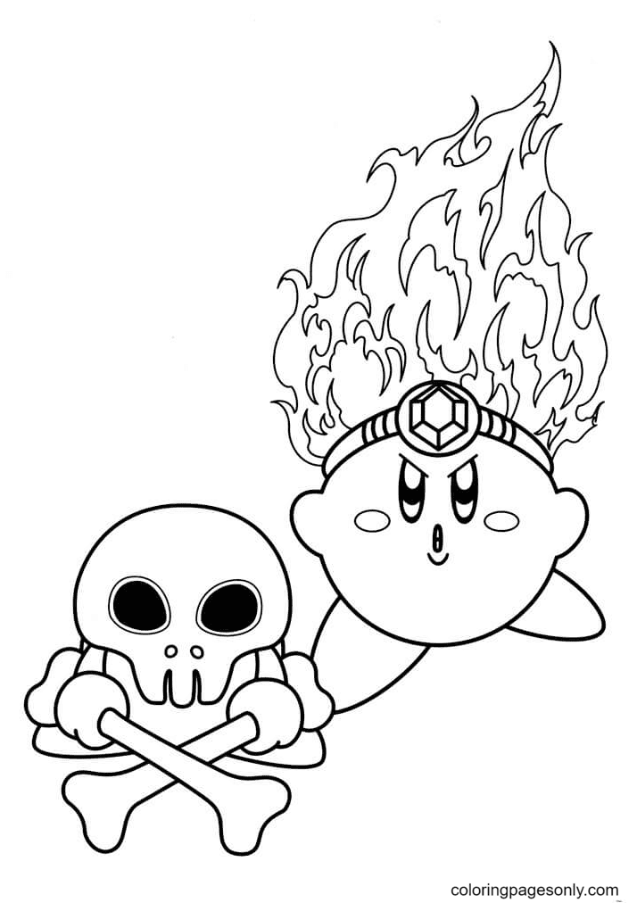Vuur Kirby af vanuit Kirby