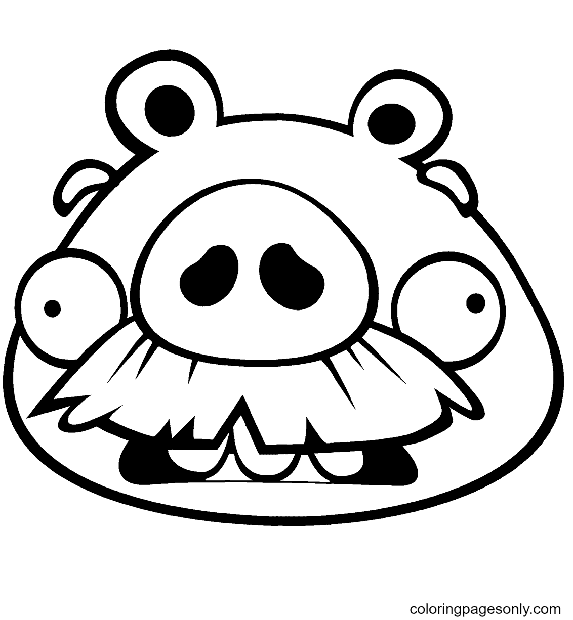 Foreman Pig Coloring Page