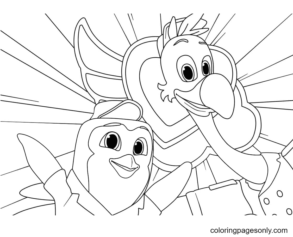 Freddy and Pip Coloring Pages - TOTS Coloring Pages - Coloring Pages