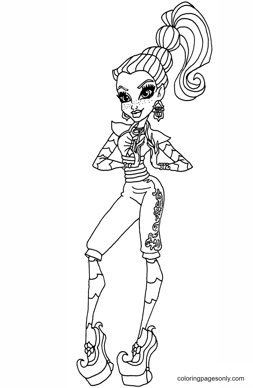 Gigi Grant Coloring Pages