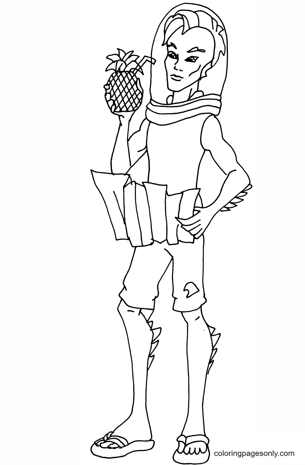Gill Coloring Pages