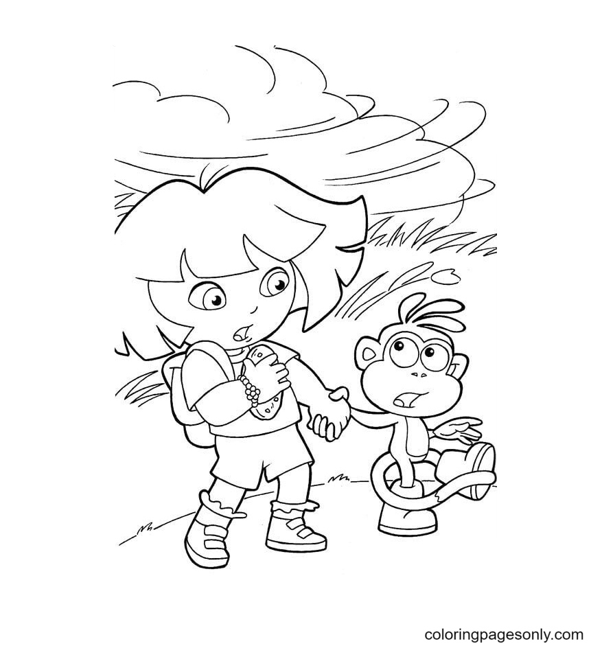 Il y a du vent de Dora l'exploratrice