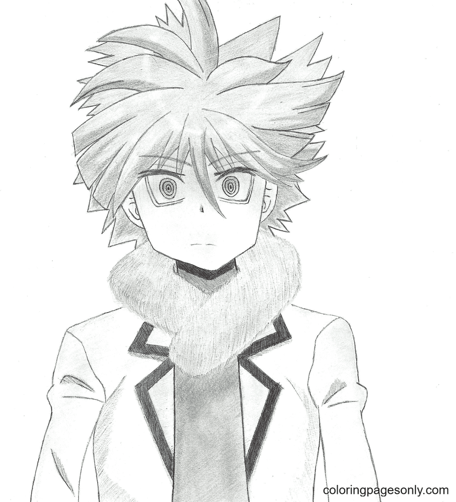 Itona Horibe From Assassination Classroom Coloring Pages