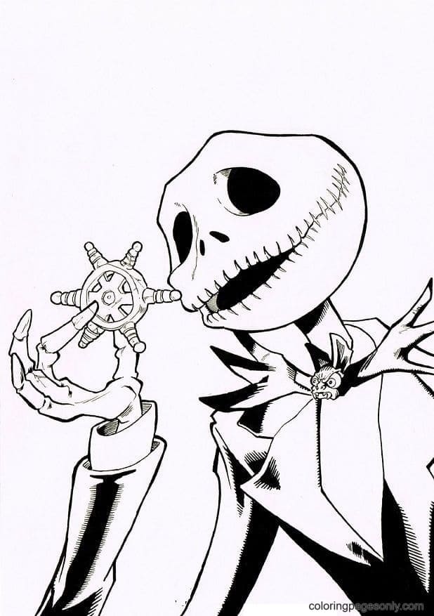 Jack The Pumpkin King Coloring Pages