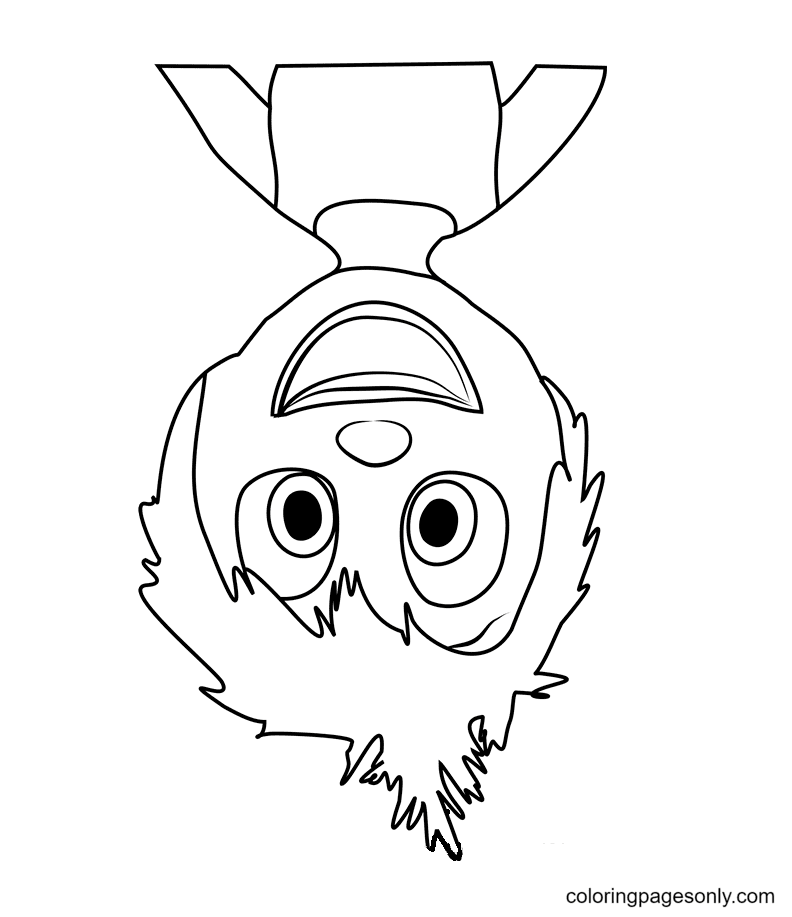 Joy Upside Down Coloring Pages - Inside Out Coloring Pages - Coloring