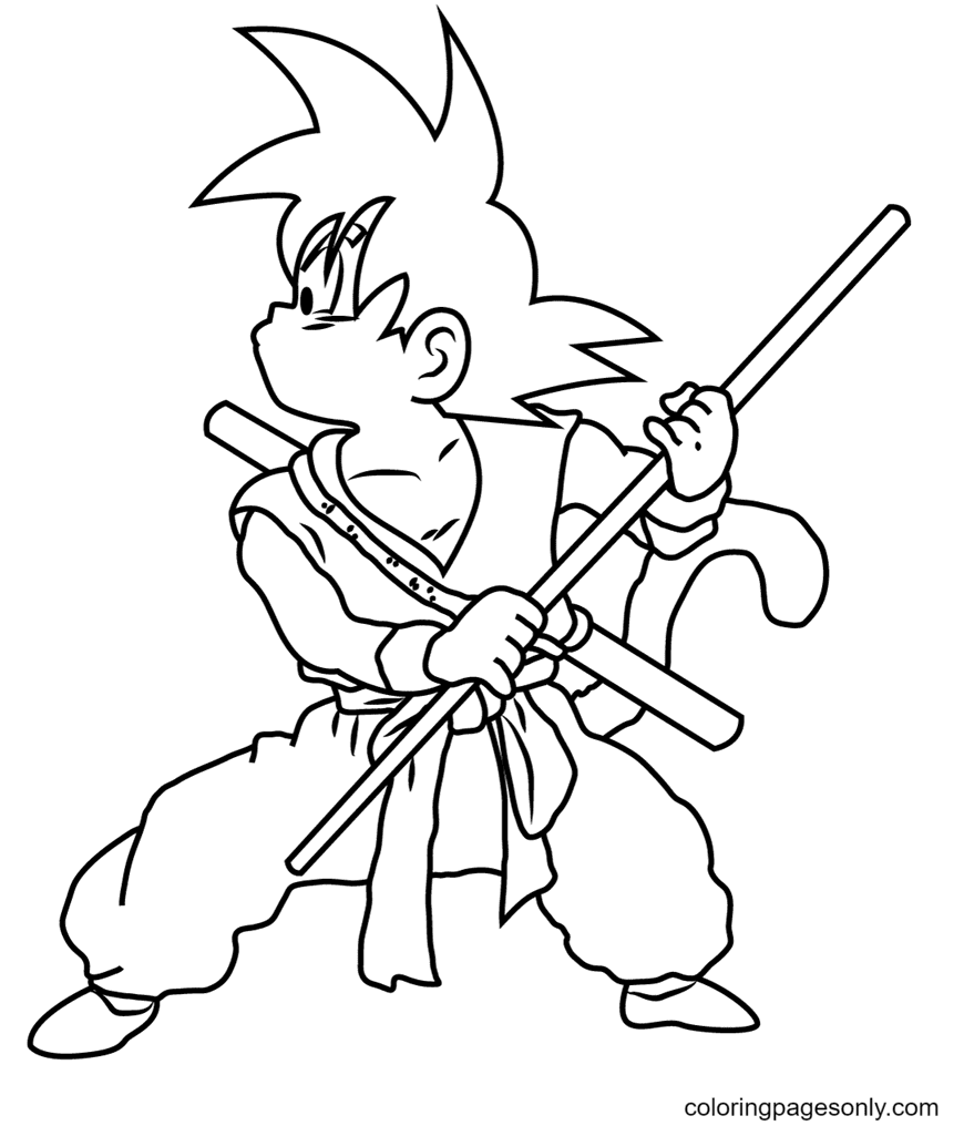 Kakarot Coloring Pages