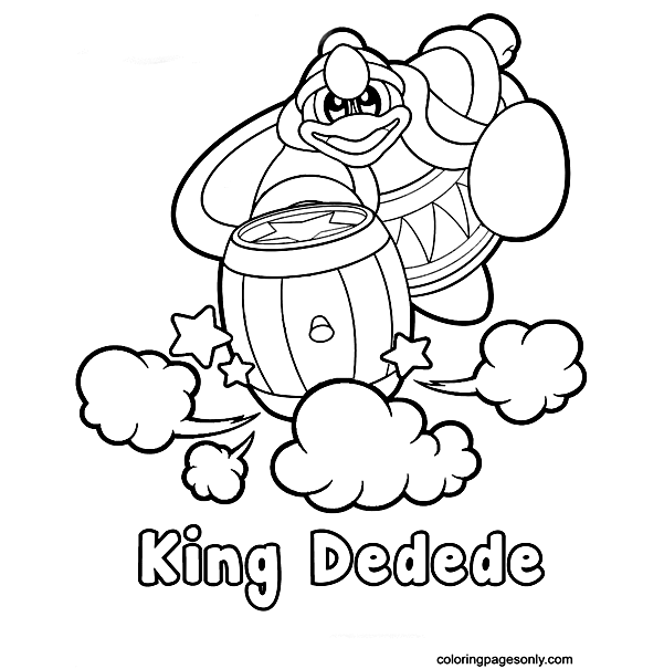 King Dedede Coloring Pages