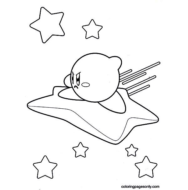 Kirby Printable Coloring Pages - Kirby Coloring Pages - Coloring Pages ...
