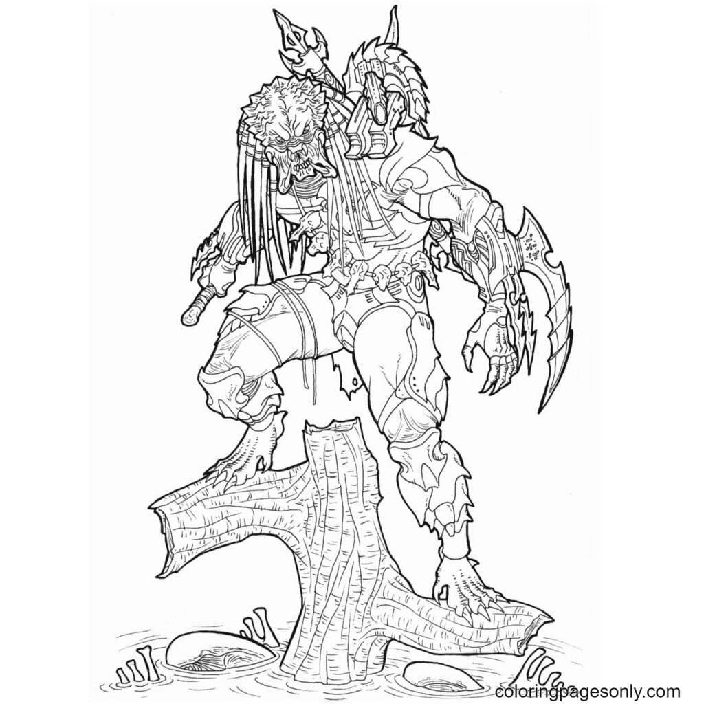 Lago Predator Free Coloring Pages